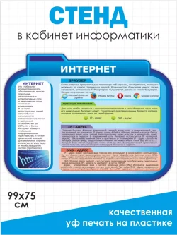 Стенд Интернет в кабинет информатики