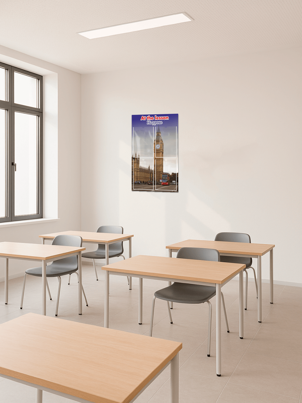 Стенд в кабинет английского языка "На уроке" 2 Стенд в кабинет английского языка "На уроке" — изображение 2