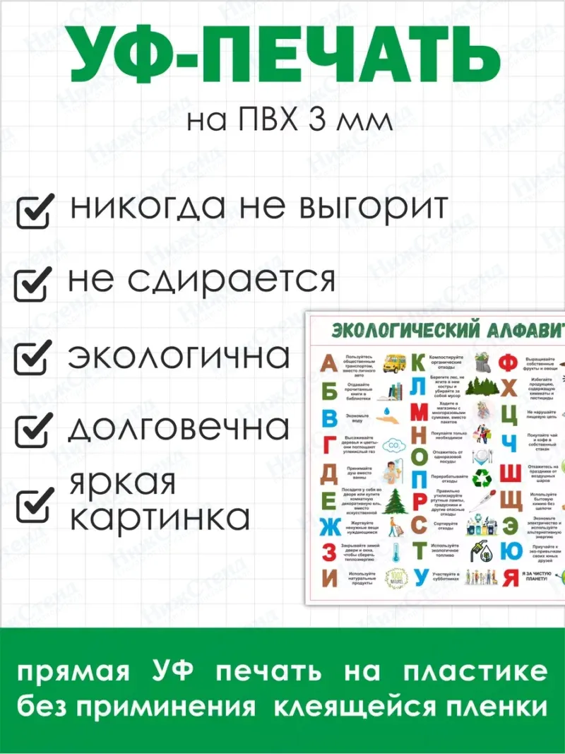 Стенд в кабинет биологии Экологический алфавит — изображение 3