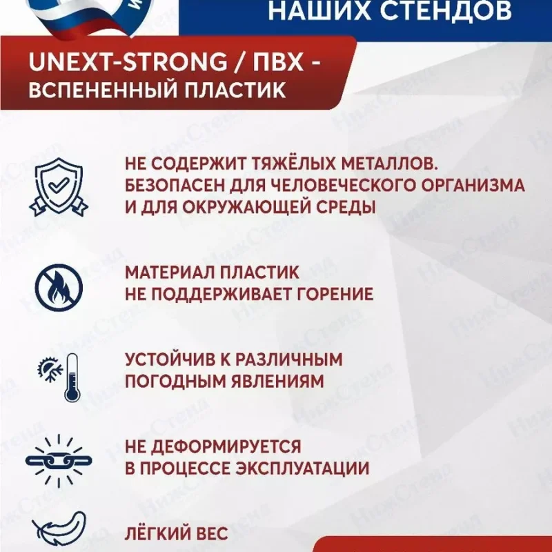 Информационный стенд настенный с 2 карманами А4 — изображение 3