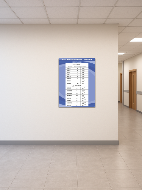 Стенд для школы информационный по физике 75*99см 5 Стенд для школы информационный по физике 75*99см — изображение 5