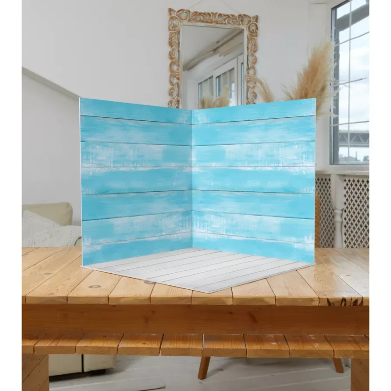 Фотофон угловой 72х72 см безбликовый для предметной съемки