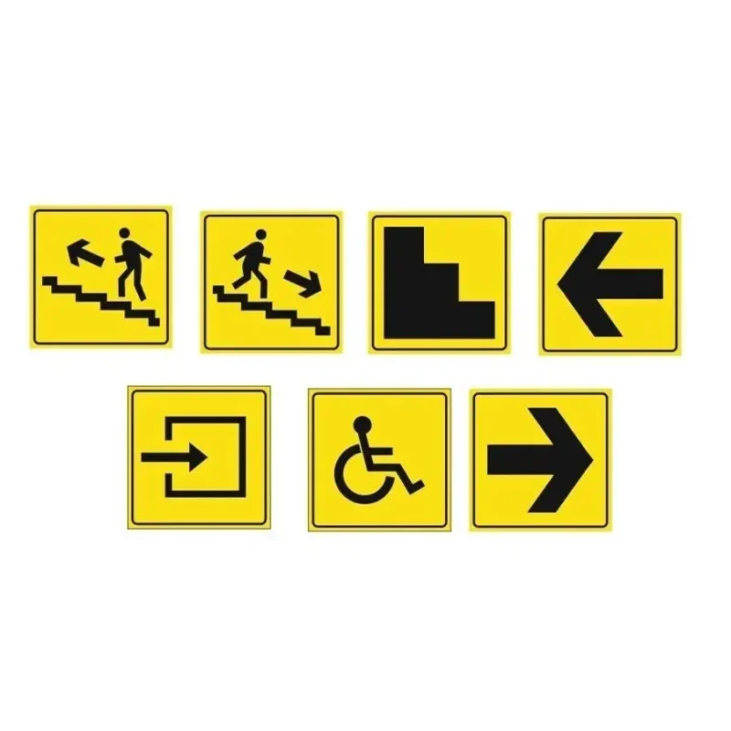 Табличка указательные знаки брайль