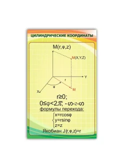 Стенд "Цилиндрические координаты"
