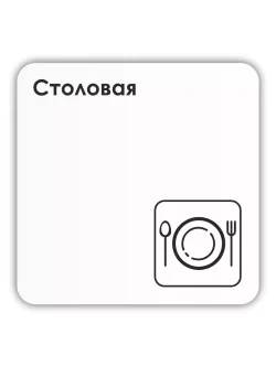 Табличка Столовая
