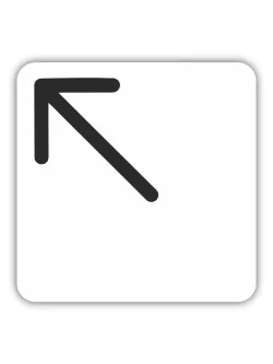 Табличка направление движения стрелка