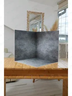 Фотофон угловой 40/40 см безбликовый для предметной съемки
