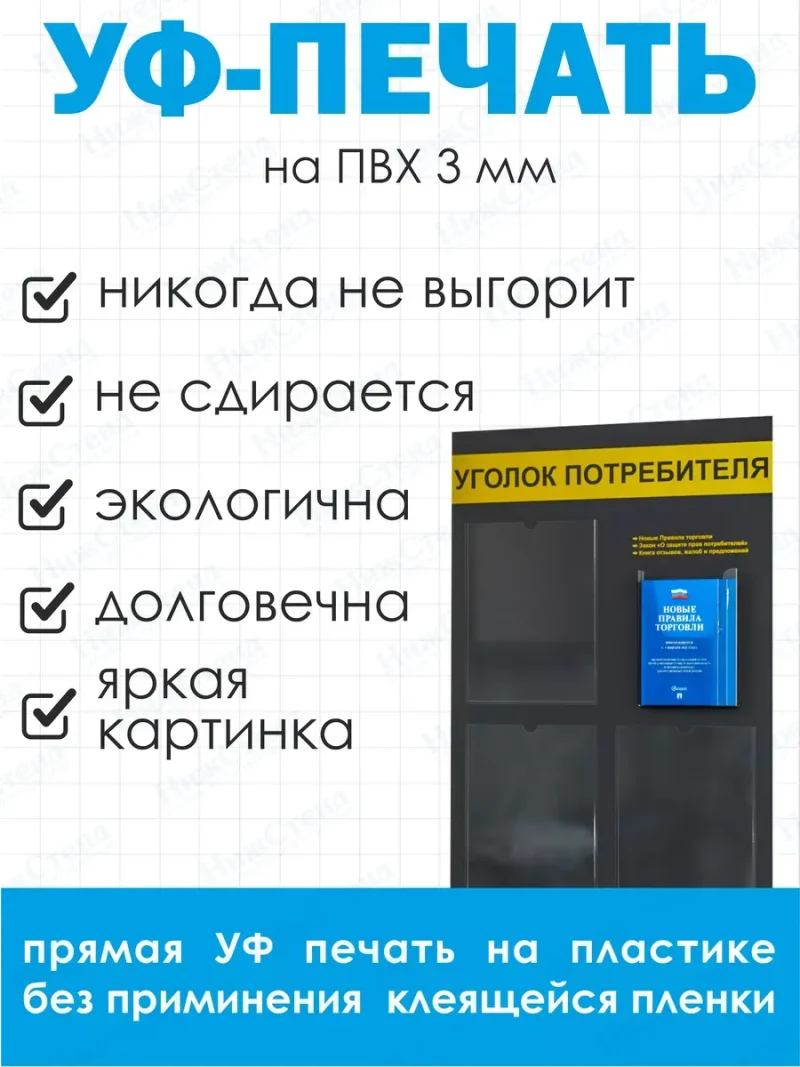 Уголок потребителя покупателя 2024 с книгами — изображение 4