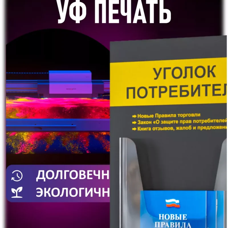 Уголок потребителя стенд на стену с книгами 2025 — изображение 5