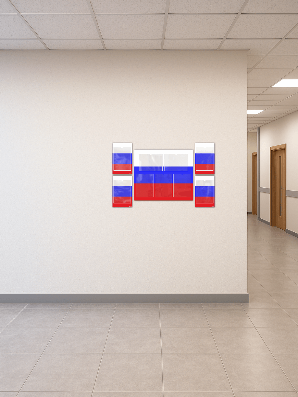 Классный уголок в цветах флага России 5 Классный уголок в цветах флага России — изображение 5