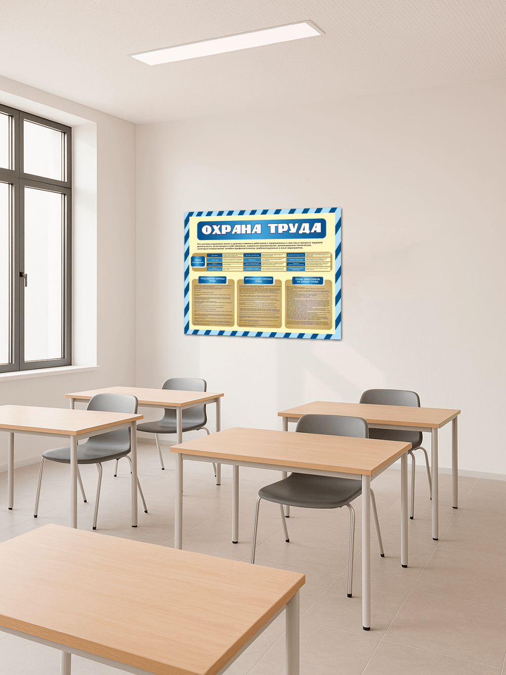 Стенд охрана труда 99х75 см уголок безопасности 5 Стенд охрана труда 99х75 см уголок безопасности — изображение 5