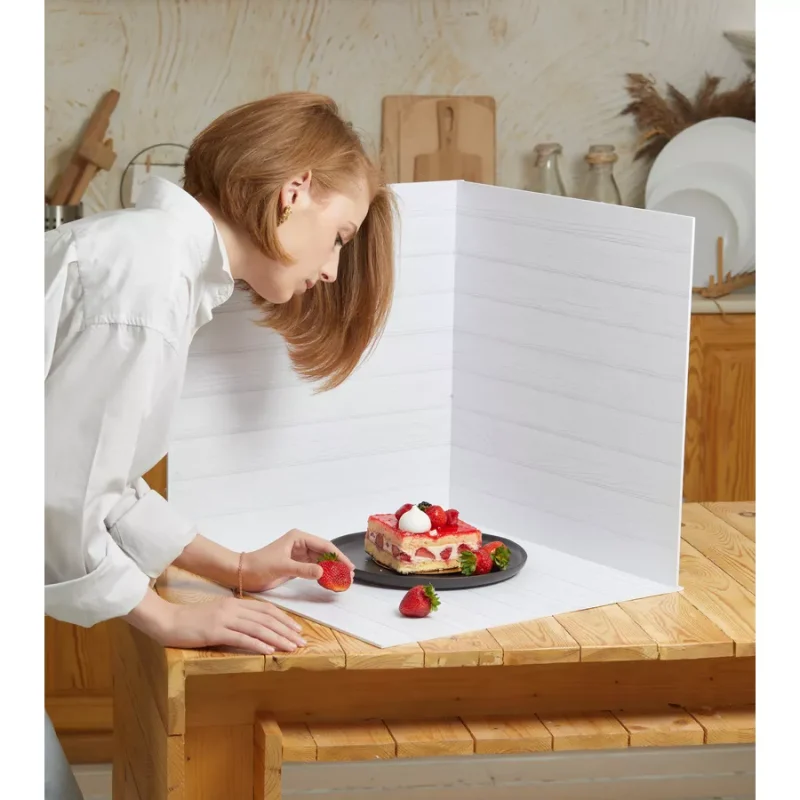 Фотофон угловой 48/49 см безбликовый для предметной съемки — изображение 5