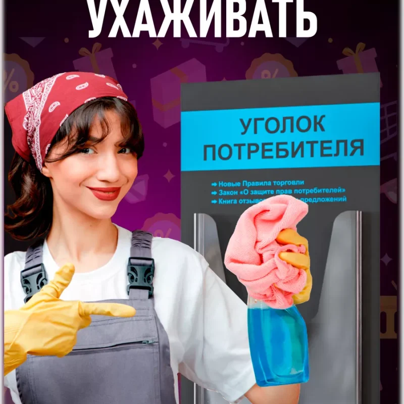 Уголок покупателя потребителя на стену доска информации — изображение 6