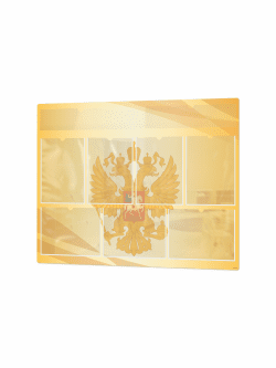 Информационный стенд с карманом для заголовка