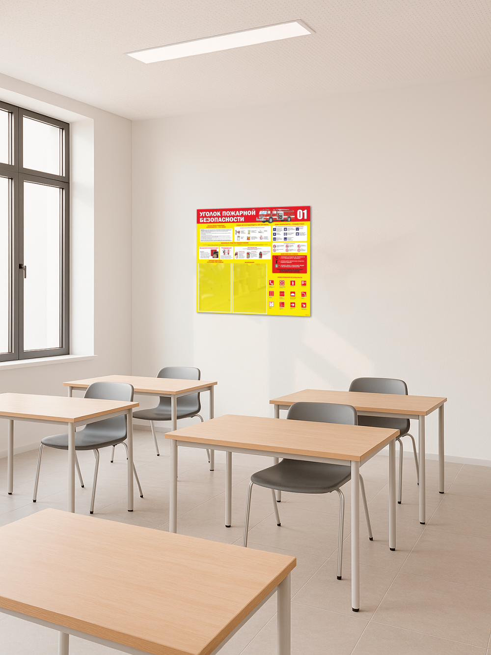 Уголок пожарной безопасности 4 Уголок пожарной безопасности — изображение 4