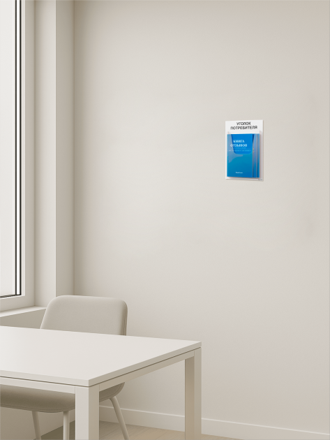 Уголок потребителя мини 185х280 мм с карманом А5 — изображение 5