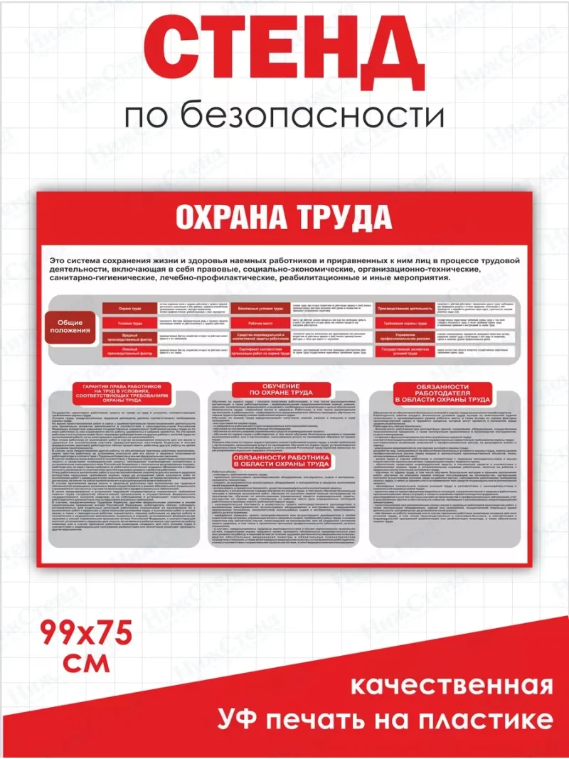 Стенд "Охрана труда"