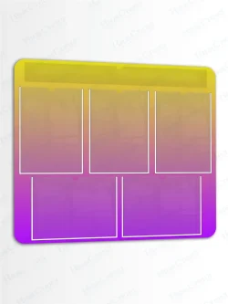 Информационный стенд с карманом для заголовка