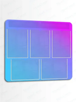 Информационный стенд с карманом для заголовка