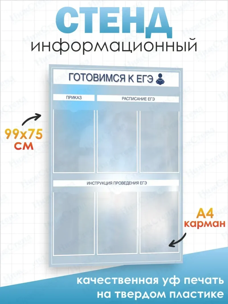 Стенд информационный Готовимся к ЕГЭ — изображение 2