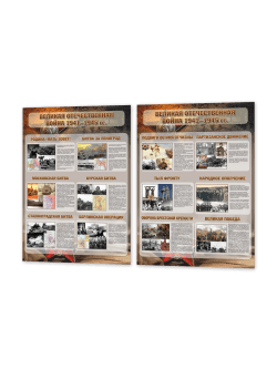 Комплект стендов "Битвы и события"