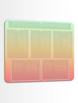 Информационный стенд с карманом для заголовка