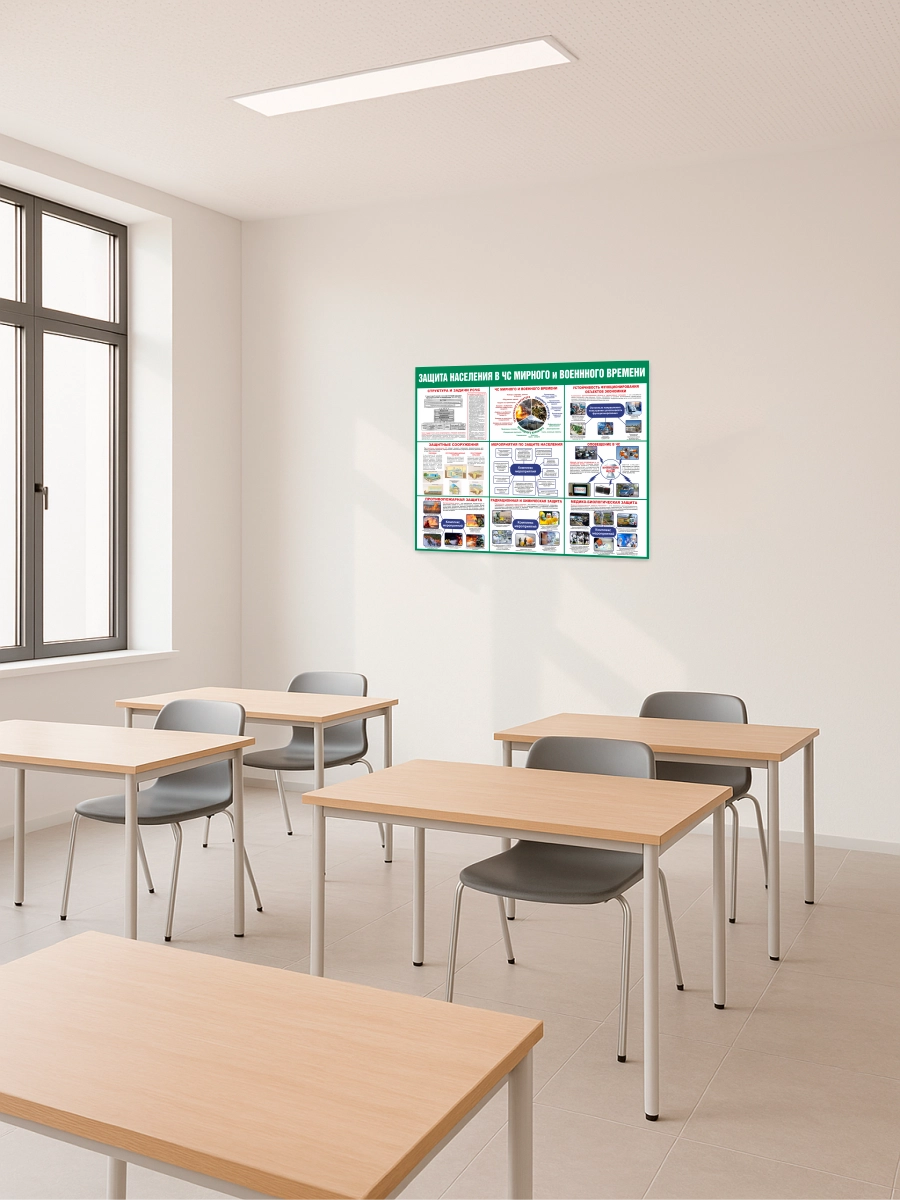 Стенд "Защита населения в ЧС мирного и военного времени" 5 Стенд "Защита населения в ЧС мирного и военного времени" — изображение 5