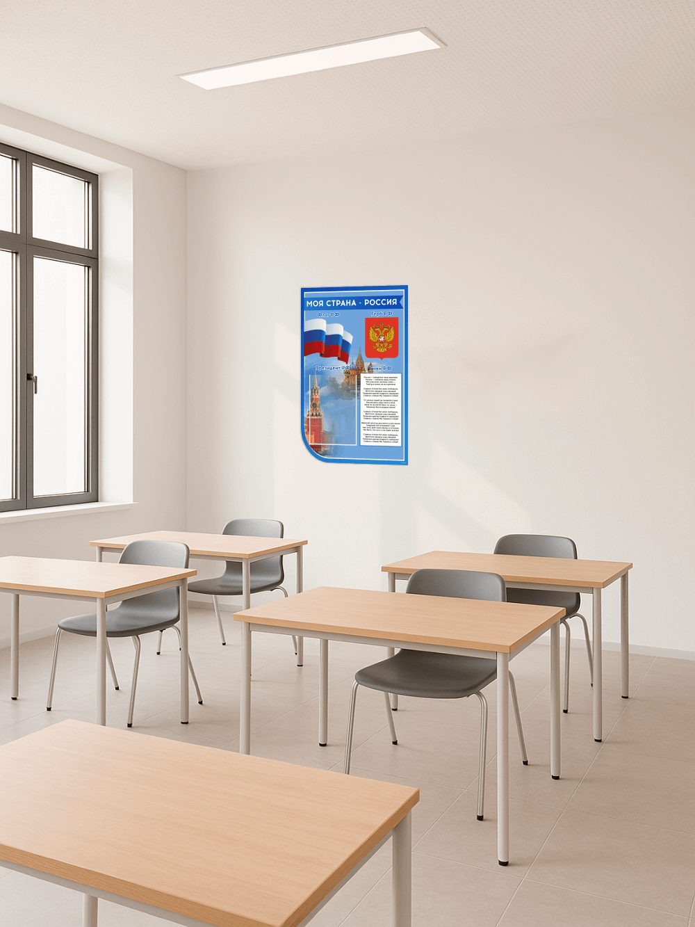 Стенд с государственной символикой России 2 Стенд с государственной символикой России — изображение 2