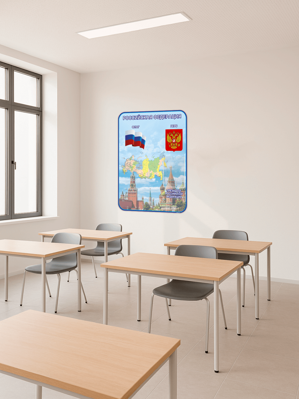 Стенд с государственной символикой России 2 Стенд с государственной символикой России — изображение 2