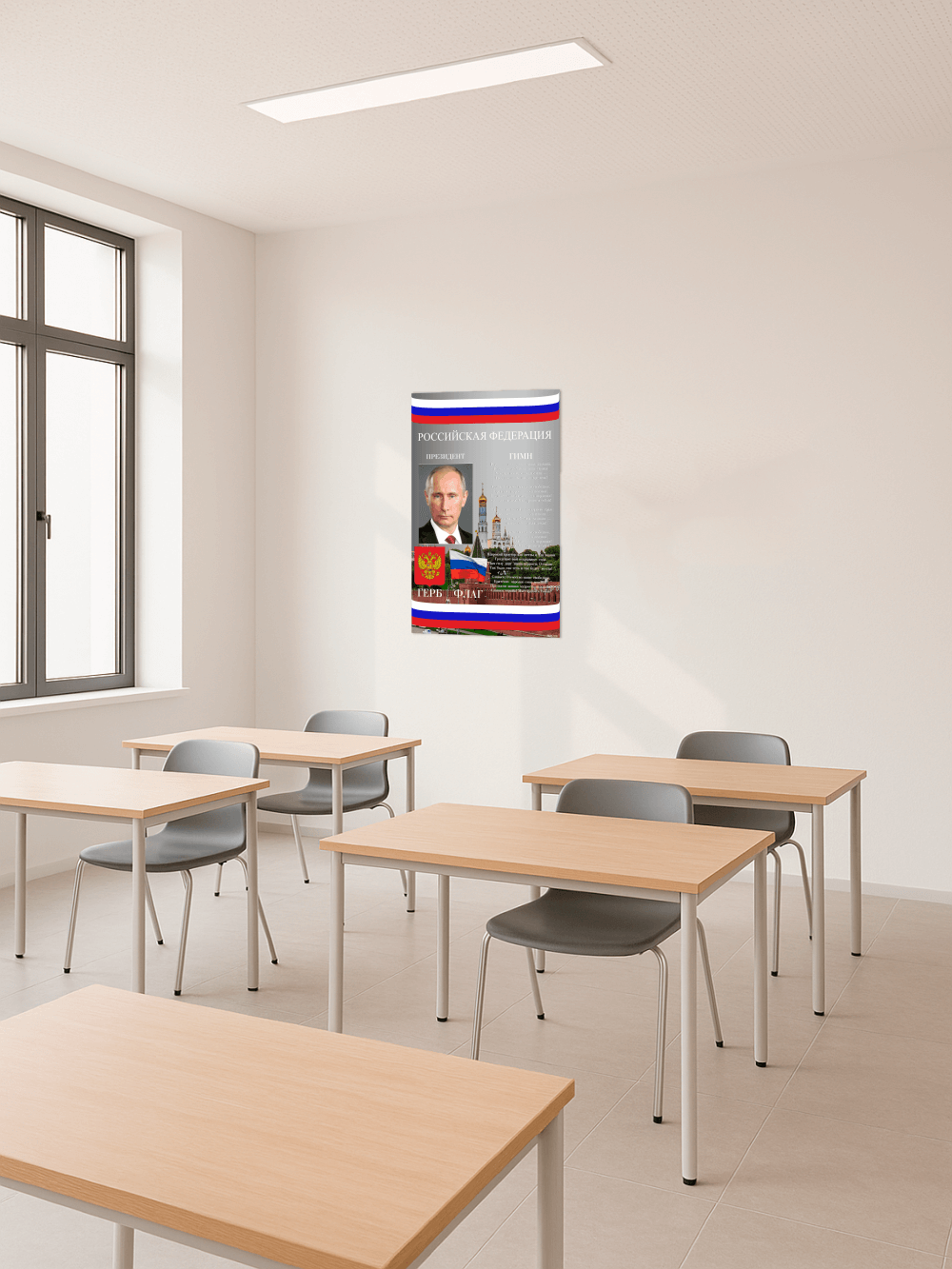 Стенд с государственной символикой России 2 Стенд с государственной символикой России — изображение 2