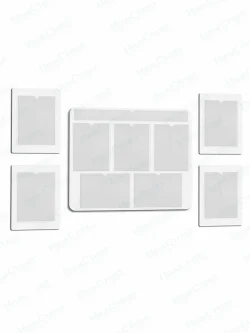 Комплект стендов для информации без заголовка из 5 штук