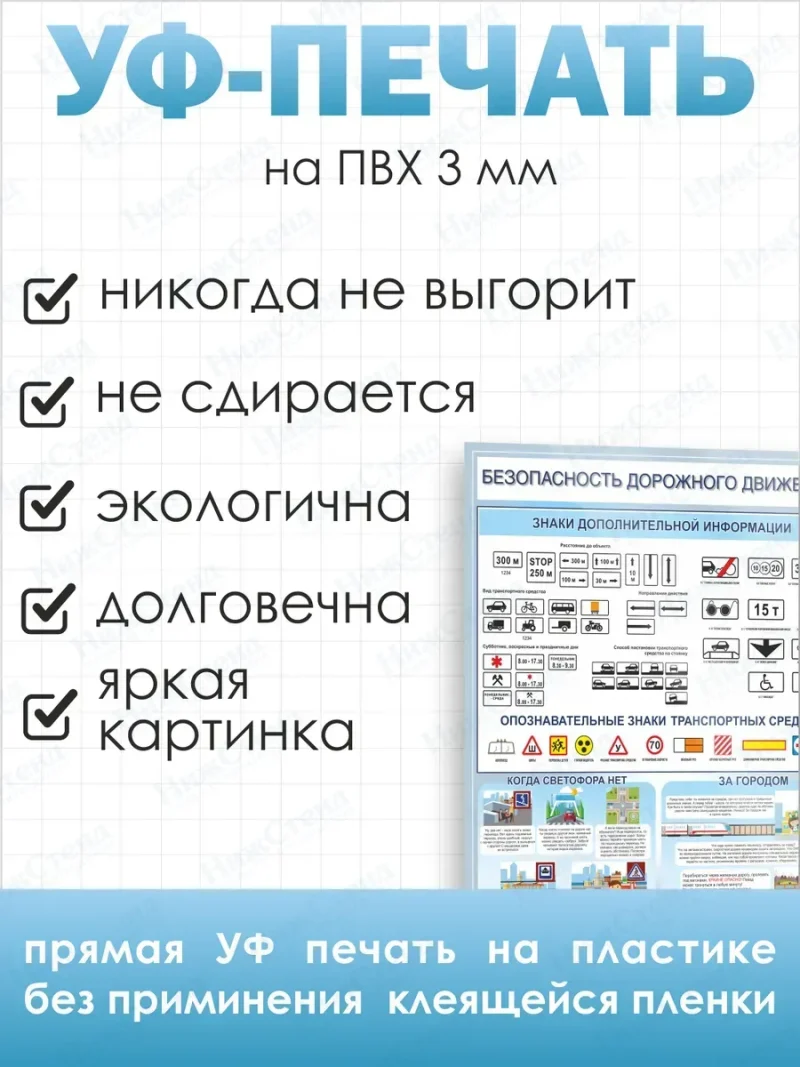 Стенд информационный Безопасность дорожного движения знаки — изображение 3