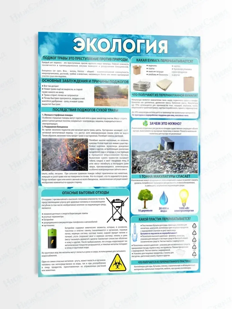 Стенд в кабинет экологии, часть 2