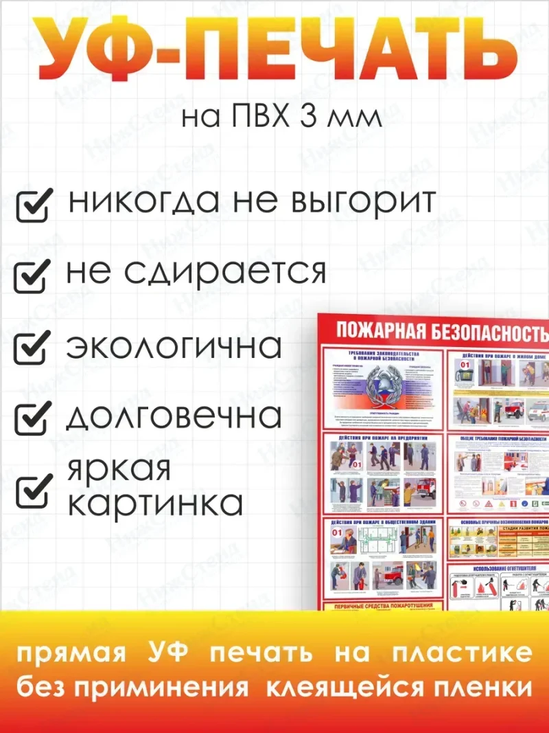 Стенд информационный Пожарная безопасность — изображение 3