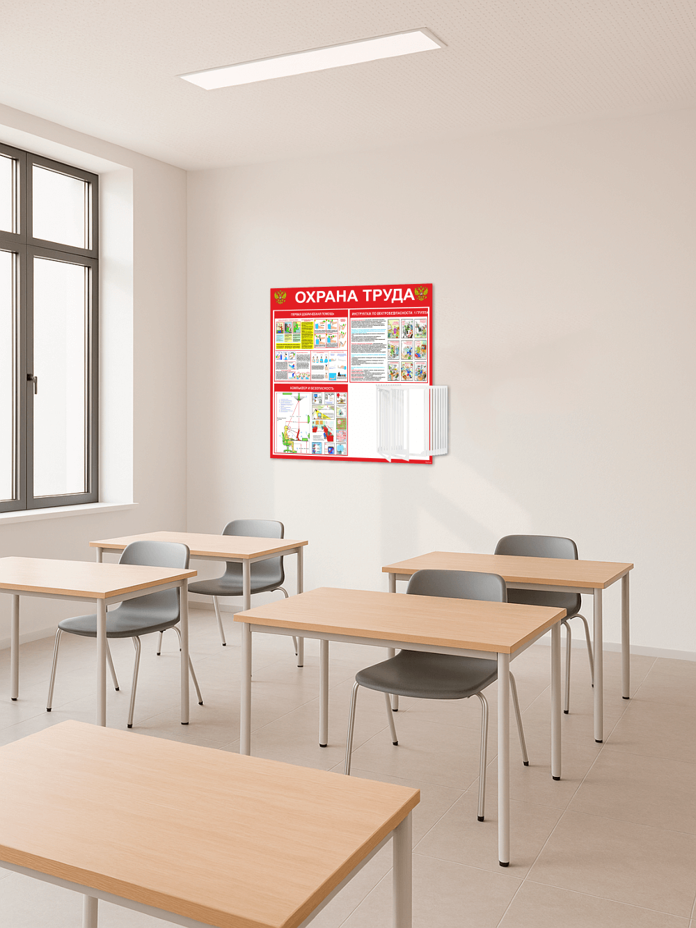 Стенд "Охрана труда" с перекидной системой 5 Стенд "Охрана труда" с перекидной системой — изображение 5