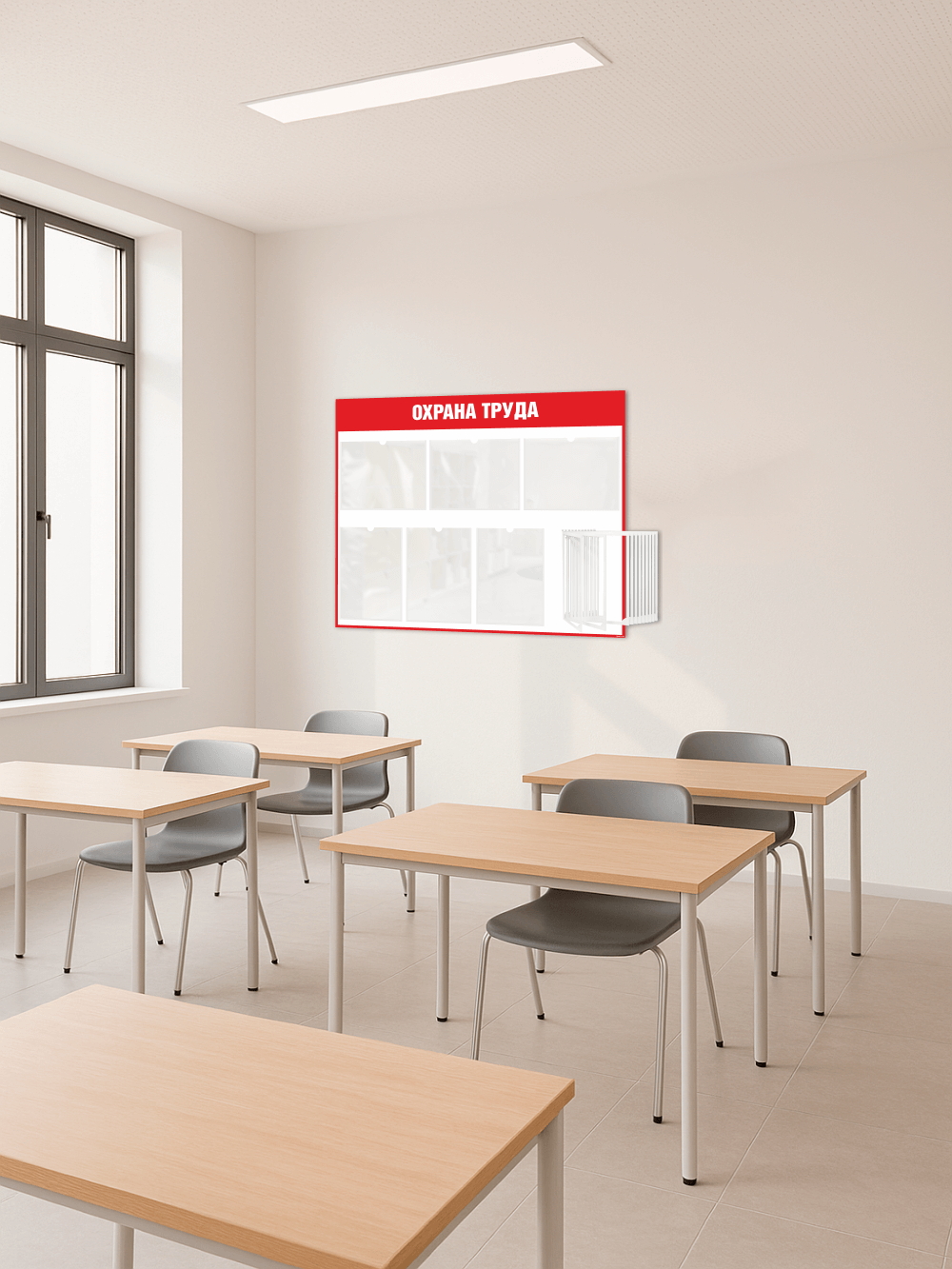 Стенд "Охрана труда" с перекидной системой 5 Стенд "Охрана труда" с перекидной системой — изображение 5