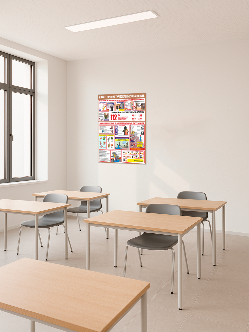 Стенд «Антитеррористическая безопасность» 75×99 см 5 Стенд «Антитеррористическая безопасность» 75×99 см — изображение 5