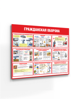 Стенд "Гражданская оборона"