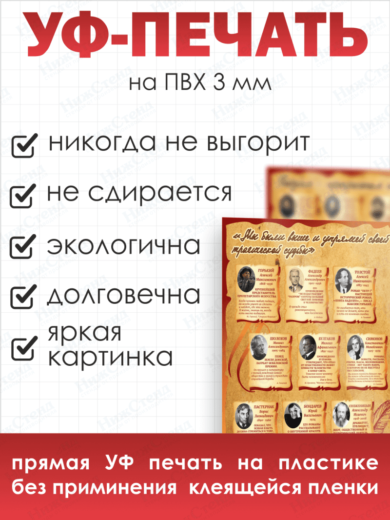 Комплект стендов в кабинет литературы — изображение 4