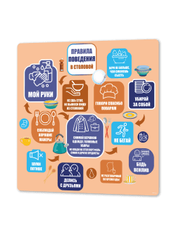 Стенд "Правила поведения в столовой"