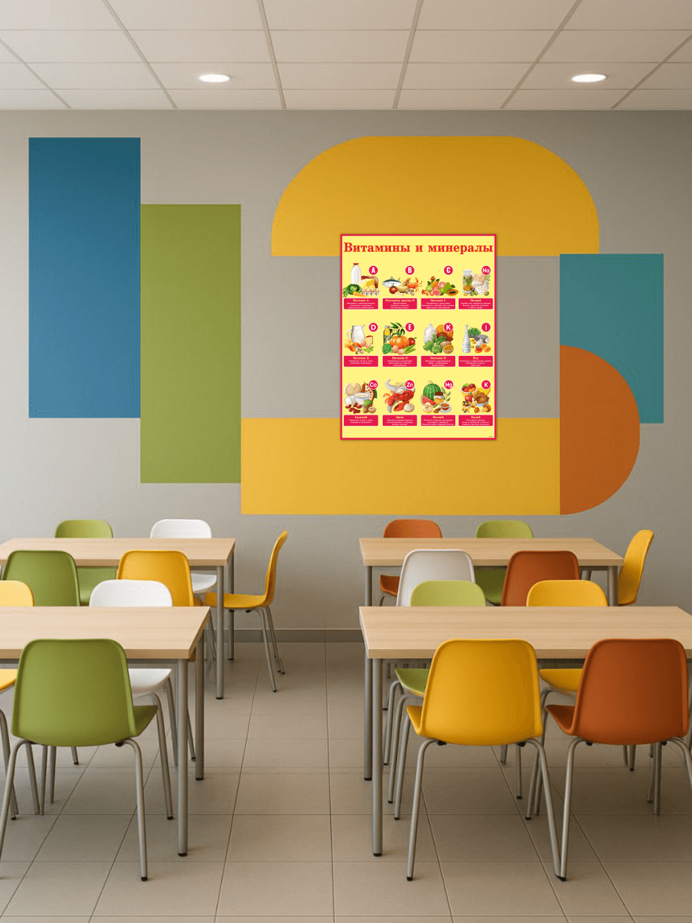 Стенд "Витамины и минералы" 2 Стенд "Витамины и минералы" — изображение 2