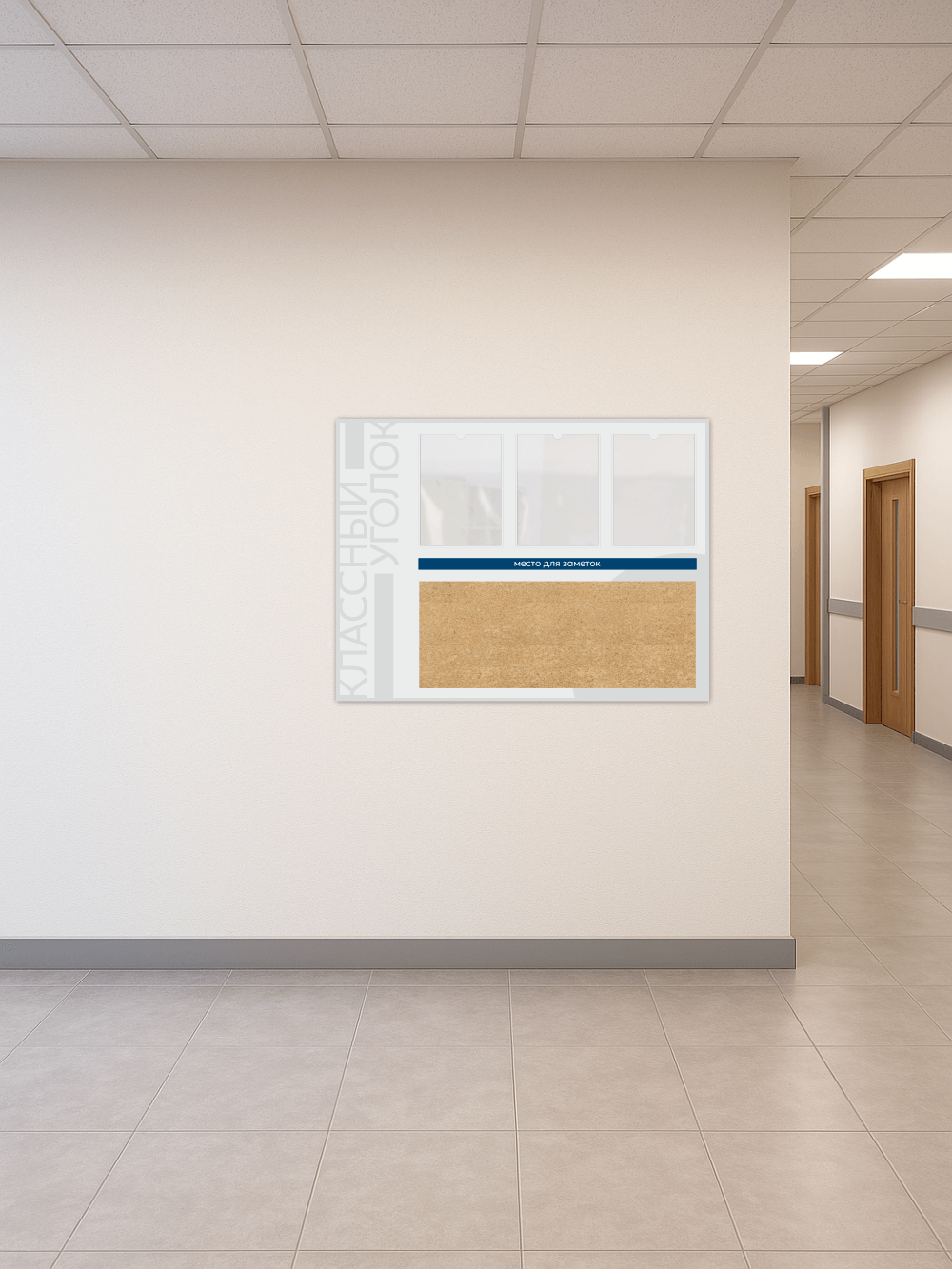 Классный уголок с пробковым элементом 5 Классный уголок с пробковым элементом — изображение 5