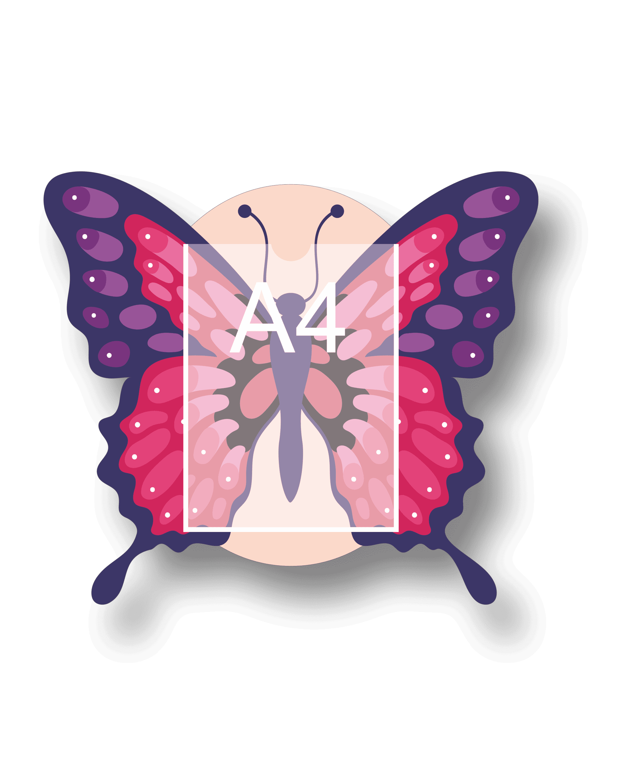 Информационный стенд "Бабочка"