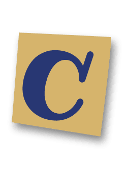 Декоративный элемент "Буква C"