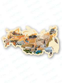 Карта с регионами России