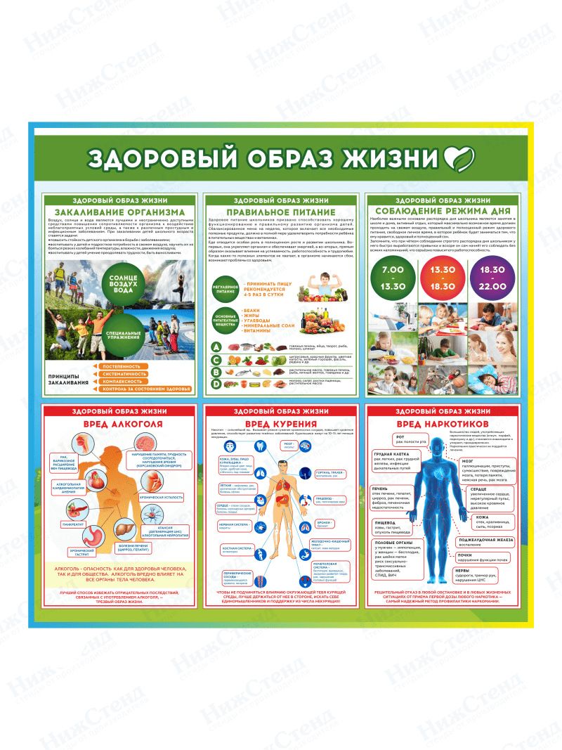 Стенд "Здоровый образ жизни"