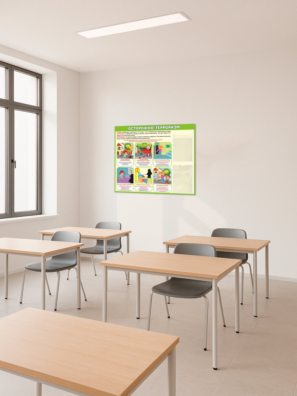 Стенд «Осторожно! Терроризм» 99×75 см 4 Стенд «Осторожно! Терроризм» 99×75 см — изображение 4