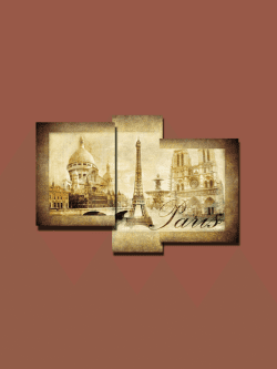 Модульная картина "Париж"