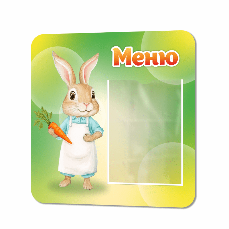 Уголок питания для детских садов "Зайка"