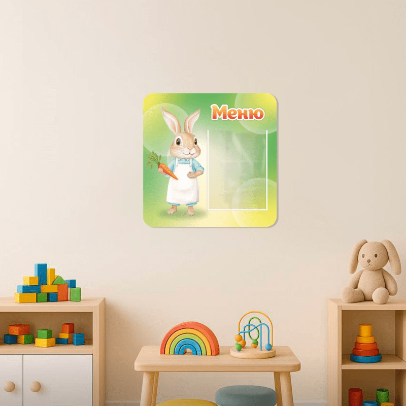 Уголок питания для детских садов "Зайка" — изображение 2